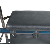 Aluminum Rollator, Fold Up and Removable Back Support, Padded Seat, Blue 1119171