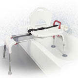 Drive Medical Transfer Bench RTL12075, Folding, Universal, Sliding, White