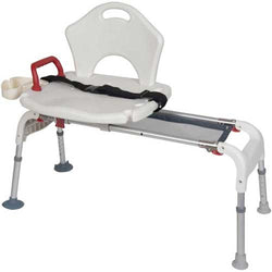 Drive Medical Transfer Bench RTL12075, Folding, Universal, Sliding, White