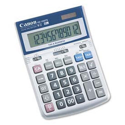 Canon Desktop Calculator, CNMLS-100TSG, 10 Digit LCD Display Screen, Solar or Battery Power 1119379