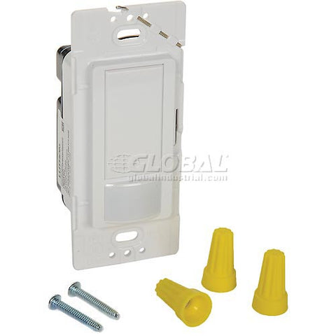 Lutron Occupancy/Vacancy Sensor With Switch, 120V, 2 Amp, White 1119567