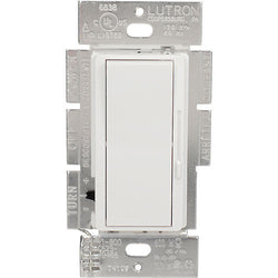 Lutron Diva? Dimmer, Single Pole, 120V, 150W Or 600W, 3 Way, White 1119575