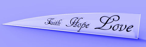 Faith Hope Love Christian Plaque Bible Verse 1 Corinthians 13:13 Desktop 11246