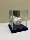 Box, Glass Showcase baseball jewelery watch collectibles 11248
