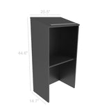 Podium, Wood MFD Lectern Pulpit 1131 BLK