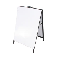 24 X 39" A-Frame White Board with Handle Menu Board Dry Erase Sidewalk Advertising Sign Store Promot
