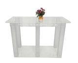 Clear Acrylic Plexiglass Church Holy Communion Table Rememberance of Me Optional 47X18X33" Cross as