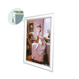 Frame, Wall or Poll Mount Poster/Picture Snap Silver 11476 A4 8.5x11"