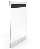 Plexiglass Acrylic Wall Poster Frame with Slide In Design Holds 12" x 28" Prints