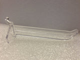 Fixture Hook, Pegwall 4" Clear Plastic Set of 50 pcs 11533