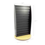Black Slatwall Display Countertop Spinner Rack POP POS Retail Stand 11560 BLACK