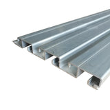 Double Sided Slatwall Aluminum Slatwall Panel Merchandising Slatwall Metal Board
