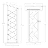 Truss Metal and Wood Podium 25X16X47 Tall Church Pulpit Lectern with Cup Holder 11566-NEW