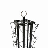 Adjustable Greeting Card Rack Display Stand 4 Tier 16 Pocket Organizer Postcard 11602R-BLACK