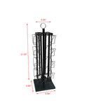 Adjustable Greeting Card Rack Display Stand 4 Tier 16 Pocket Organizer Postcard 11602R-BLACK