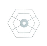 Hexagon Hub Greeting Card Holder Spider Wire Decor Grill Top Hanging Ornament