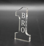 2.16"W x 4.3"H x 0.4"D Number 1 BROTHER Tabletop Gift 11617-BRO