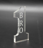 2.16"W x 4.3"H x 0.4"D Number 1 BROTHER Tabletop Gift 11617-BRO