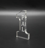 2.16"W x 4.3"H x 0.4"D Number 1 PAL Tabletop Gift 11617-PAL