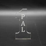2.16"W x 4.3"H x 0.4"D Number 1 PAL Tabletop Gift 11617-PAL