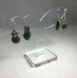 Clear Acrylic Plexiglass Earring Jewelry Stand Countertop Display 11620 11