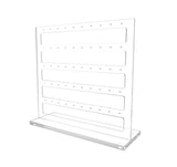 Clear Acrylic Plexiglass Earring Ring Stand Countertop Display 11620 4B