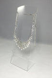Clear Acrylic Plexiglass Necklace Jewelry Stand Countertop Display 11620 8B