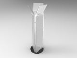 Frosted Acrylic 3 Sided Gridwall Display Rack 11680