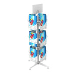 14 X 14 X 30" 12 Vertical Pockets Spinning Greeting/Post Card Rack