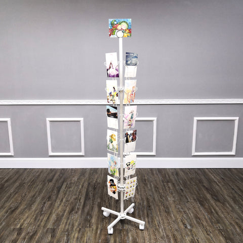 5-Pole Vertical Revolving Counter Bracelet Display. Overall Size