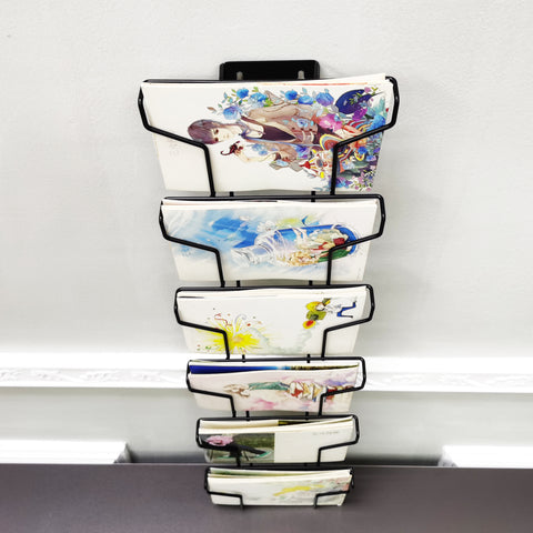 card cases to display landscape cards Wall Mount Greeting Card Display Wire Horizontal Landscape 7x5 Cards P – FixtureDisplays