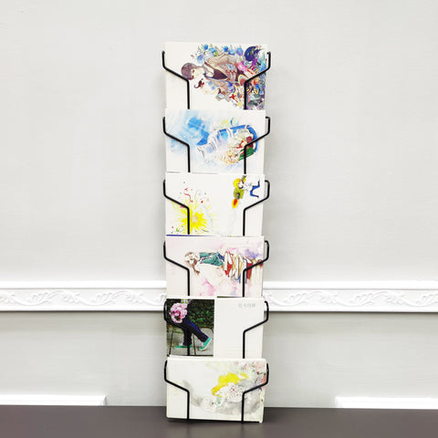 card cases to display landscape cards Wall Mount Greeting Card Display Wire Horizontal Landscape 7x5 Cards P – FixtureDisplays