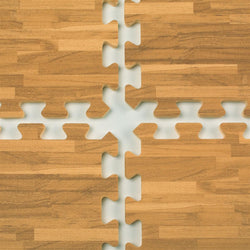 10' x 10' Interlocking Foam Mat - Wood Grain 119011