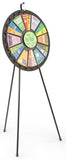 Prize Wheel with 12 - 24 Slots & Printable Templates, Floorstanding or Countertop 119032