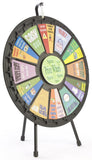 Prize Wheel with 12 - 24 Slots & Printable Templates, Floorstanding or Countertop 119032