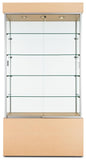 41" Display Case w/Top Lighting, Adjustable Shelves & Sliding Door - Maple 119047