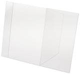 8.5 x 11 Sign Holder with Slant Back Easel Design- Clear 119057