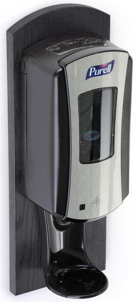 Wall Mounted Wood Hand Sanitizer Dispenser – Black 119090