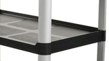 32"w Bus Cart, 3 Shelves - Black 119127