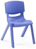 Children’s Table and Chair Set, Height Adjustable w/ (10) 12" Seats - Blue 119167