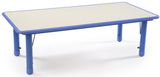 Children’s Table, Height Adjustable, Rectangular - Blue 119168