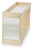 Children's Storage Display with Metal Pole & Mirror – Maple Finish 119172