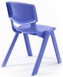 10" Children's Chairs, Set of 10, Stackable - Blue 119175