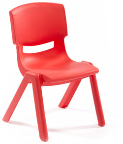 10" Daycare Chairs, Set of 10, Stackable - Red 119176