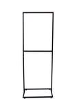 21.5 x 28 Poster Stand for Floor, Top Insert, 2 Sided, with Floor Levelers - Black 119351