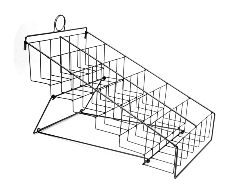 Counter_DVD_Rack_with_12_Pockets,_6_Tiers,_Steel_Wire_-_Black_119365 ...