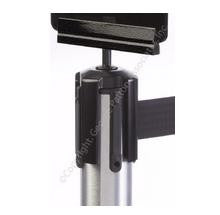 7_x_11_Sign_Holder_for_Stanchions,_Rotating_ _Wrinkle_Black_119393