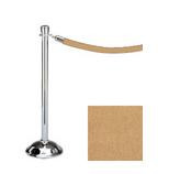 38.5_Chrome_Stanchion_Post_with_6'_Beige_Rope_119394