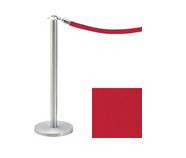 34.5_Chrome_Stanchion_Post_with_6'_Red_Rope_119437