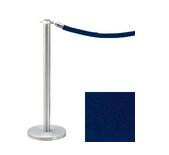 34.5_Chrome_Stanchion_Post_with_6'_Blue_Rope_119440